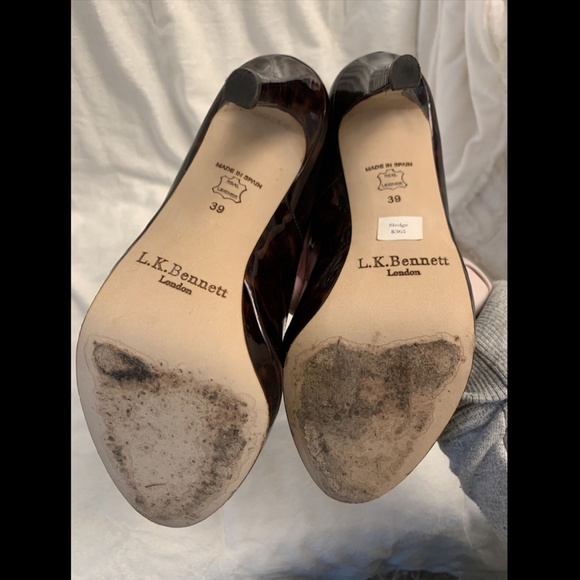 USED L.K.‎ Bennett - Sledge - Pump in Tortoise 39 - Picture 11 of 12